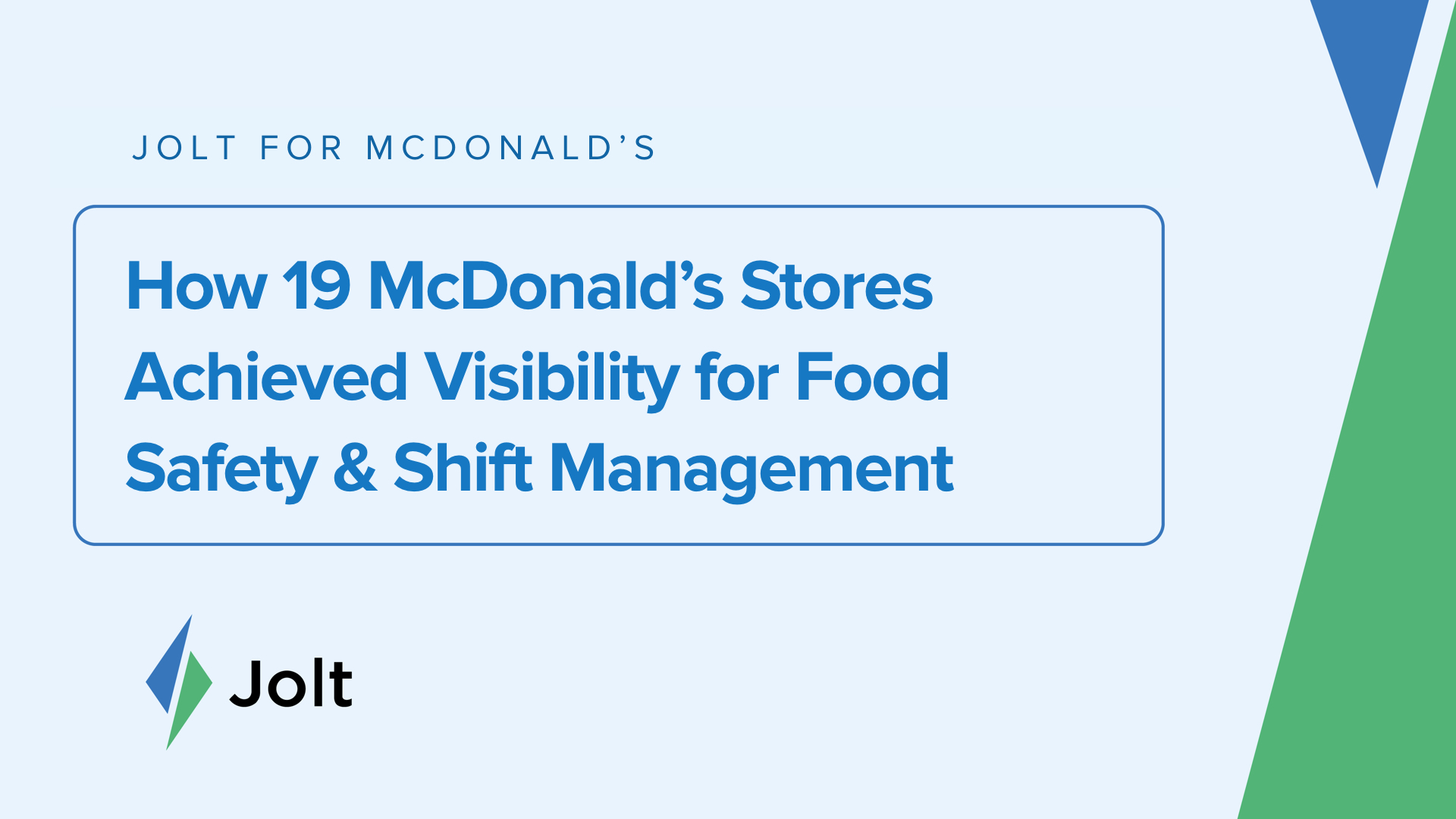 How 19 McDonald’s Stores in Tennessee Achieved Complete Visibility for